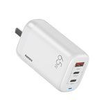 Chargeur rapide REMAX RP-U55 Territory Series 65W USB + double interface USB-C / Type-C, prise EU, prise UK, prise CN
