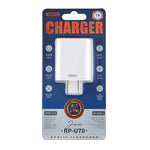 Chargeur rapide REMAX RP-U70 Jane Series 20W USB-C/Type-C PD, prise CN, prise UK, prise US