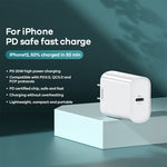 Chargeur rapide REMAX RP-U70 Jane Series 20W USB-C/Type-C PD, prise CN, prise UK, prise US