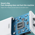 Chargeur rapide REMAX RP-U70 Jane Series 20W USB-C/Type-C PD, prise CN, prise UK, prise US
