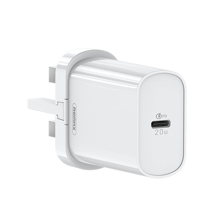 Chargeur rapide REMAX RP-U70 Jane Series 20W USB-C/Type-C PD, prise CN, prise UK, prise US