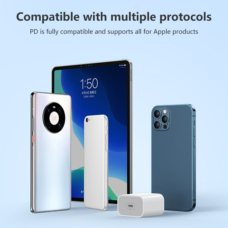 Chargeur rapide REMAX RP-U79 Speed Series 20W USB-C/Type-C multi-compatible, prise CN, prise EU, prise UK