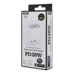 Chargeur rapide REMAX RP-U79 Speed Series 20W USB-C/Type-C multi-compatible, prise CN, prise EU, prise UK