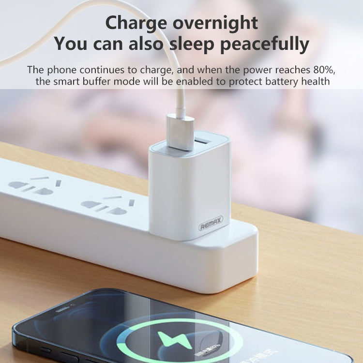 Chargeur rapide REMAX RP-U35 Jane Series 2.1A double port USB, 8 broches, Micro USB, USB-C/Type-C