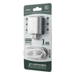 Chargeur rapide REMAX RP-U35 Jane Series 2.1A double port USB, 8 broches, Micro USB, USB-C/Type-C
