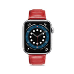 Bracelet de montre en cuir véritable pour Apple Watch Series, 7 45mm / 6&SE&5&4 44mm / 3&2&1 42mm, 7 41mm / 6&SE&5&4 40mm / 3&2&1 38mm