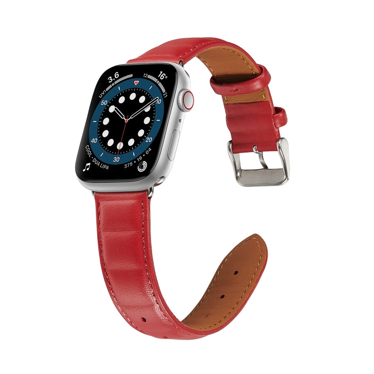 Bracelet de montre en cuir véritable pour Apple Watch Series, 7 45mm / 6&SE&5&4 44mm / 3&2&1 42mm, 7 41mm / 6&SE&5&4 40mm / 3&2&1 38mm