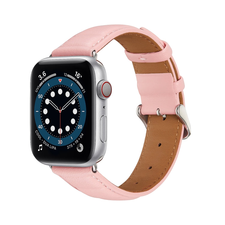 Bracelet de montre en cuir véritable pour Apple Watch Series, 7 45mm / 6&SE&5&4 44mm / 3&2&1 42mm, 7 41mm / 6&SE&5&4 40mm / 3&2&1 38mm