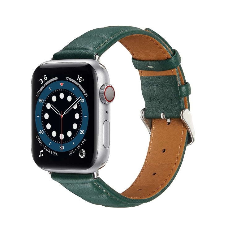 Bracelet de montre en cuir véritable pour Apple Watch Series, 7 45mm / 6&SE&5&4 44mm / 3&2&1 42mm, 7 41mm / 6&SE&5&4 40mm / 3&2&1 38mm