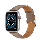 Bracelet de montre en cuir véritable pour Apple Watch Series, 7 45mm / 6&SE&5&4 44mm / 3&2&1 42mm, 7 41mm / 6&SE&5&4 40mm / 3&2&1 38mm