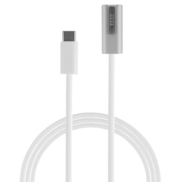 Câble de charge PD 100 W 5 broches MagSafe 1 (en L) vers USB-C / Type-C, longueur du câble : 1,8 m, MagSafe 1 (en L)