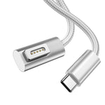 Câble de charge PD 100 W 5 broches MagSafe 2 (en forme de T) vers USB-C / Type-C, longueur du câble : 1,8 m, MagSafe 2 (en forme de T)