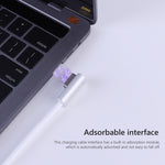 Câble de charge PD 100 W 5 broches MagSafe 2 (en forme de T) vers USB-C / Type-C, longueur du câble : 1,8 m, MagSafe 2 (en forme de T)