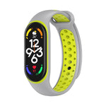 Two-color Silicone Watch Band, For Xiaomi Mi Band 7