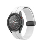 Bracelet de montre en silicone avec boucle déployante, pour Samsung Galaxy Watch5 40mm / 44mm / Pro 45mm