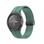Bracelet de montre en silicone avec boucle déployante, pour Samsung Galaxy Watch5 40mm / 44mm / Pro 45mm