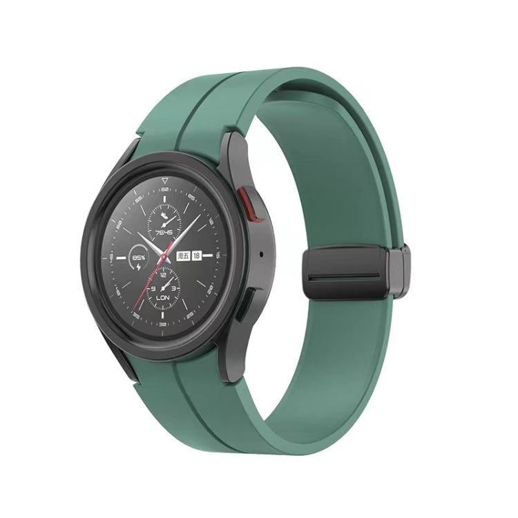 Bracelet de montre en silicone avec boucle déployante, pour Samsung Galaxy Watch5 40mm / 44mm / Pro 45mm