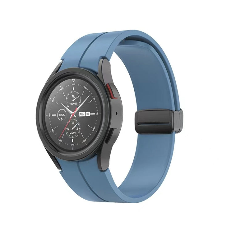 Bracelet de montre en silicone avec boucle déployante, pour Samsung Galaxy Watch5 40mm / 44mm / Pro 45mm