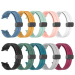 Bracelet de montre en silicone avec boucle déployante, pour Samsung Galaxy Watch5 40mm / 44mm / Pro 45mm