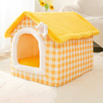Lit pour animaux de compagnie chat chien amovible et lavable universel type maison Fournitures pour animaux, S