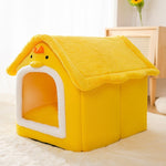 Lit pour animaux de compagnie chat chien amovible et lavable universel type maison Fournitures pour animaux, S