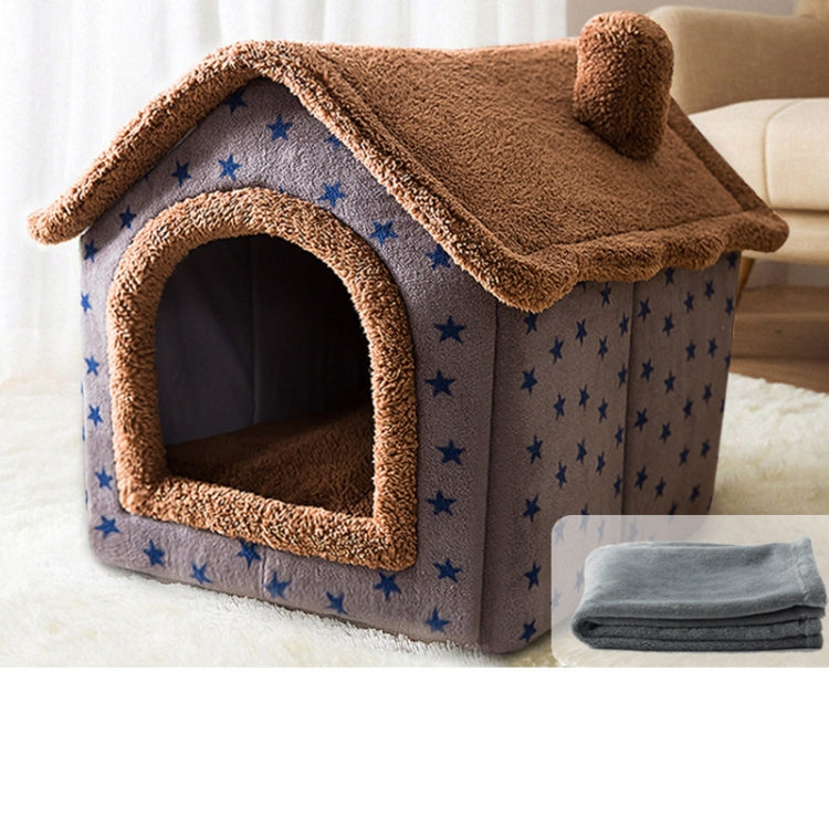 Lit pour animaux de compagnie chat chien amovible et lavable universel type maison Fournitures pour animaux, S