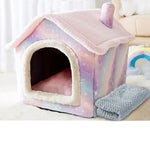 Niche pour chien ou chat amovible et lavable de type universel, fournitures pour animaux, M