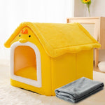 Niche pour chien ou chat amovible et lavable de type universel, fournitures pour animaux, M
