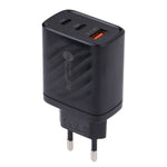 Chargeur mural de voyage AR-892 3 en 1 QC3.0 PD20W USB + USB-C / Type-C, prise EU, prise UK