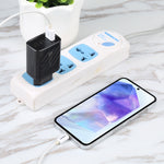 Chargeur mural de voyage AR-892 3 en 1 QC3.0 PD20W USB + USB-C / Type-C, prise EU, prise UK