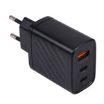 Chargeur mural de voyage AR-892 3 en 1 QC3.0 PD20W USB + USB-C / Type-C, prise EU, prise UK