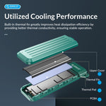 Boîtier ORICO USB3.1 Gen1 Type-C 6Gbps pour SSD M.2 SATA