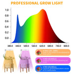Lumière de remplissage pour croissance de plantes succulentes 10W 48 LED, anneau d'ange, abeille, tube rond