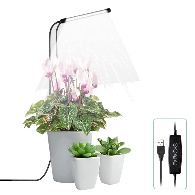 Lumière de remplissage pour croissance de plantes succulentes 10W 48 LED, anneau d'ange, abeille, tube rond