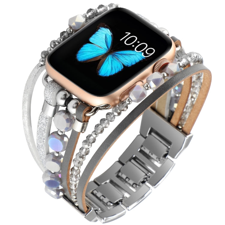 Bracelet de montre bijou pour Apple Watch Series, 7 45mm / 6&SE&5&4 44mm / 3&2&1 42mm, 7 41mm / 6&SE&5&4 40mm / 3&2&1 38mm
