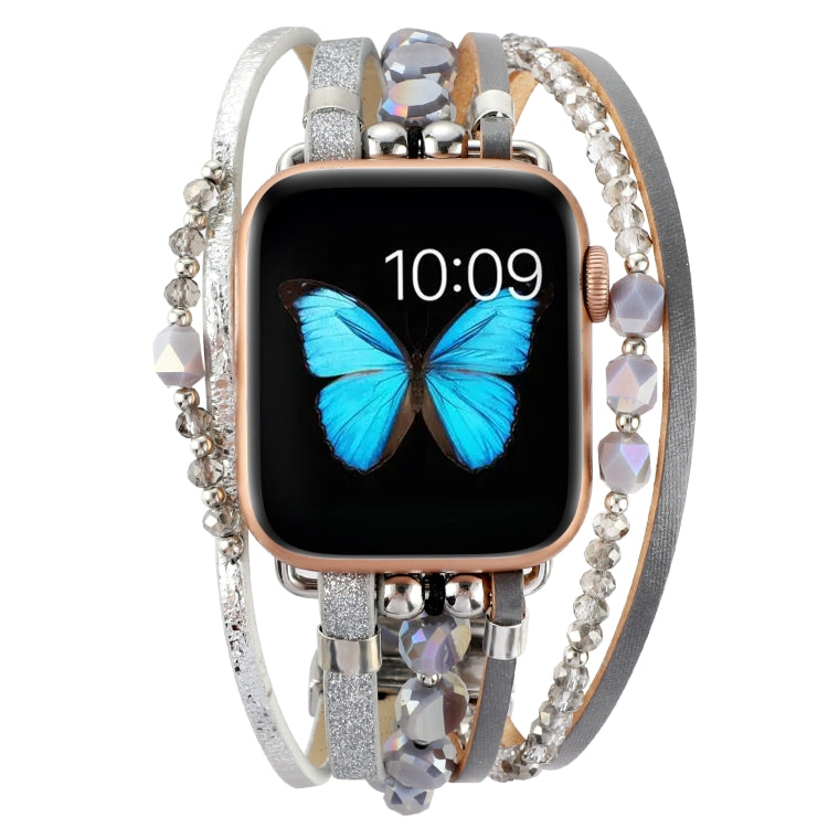 Bracelet de montre bijou pour Apple Watch Series, 7 45mm / 6&SE&5&4 44mm / 3&2&1 42mm, 7 41mm / 6&SE&5&4 40mm / 3&2&1 38mm