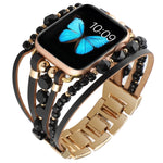 Bracelet de montre bijou pour Apple Watch Series, 7 45mm / 6&SE&5&4 44mm / 3&2&1 42mm, 7 41mm / 6&SE&5&4 40mm / 3&2&1 38mm