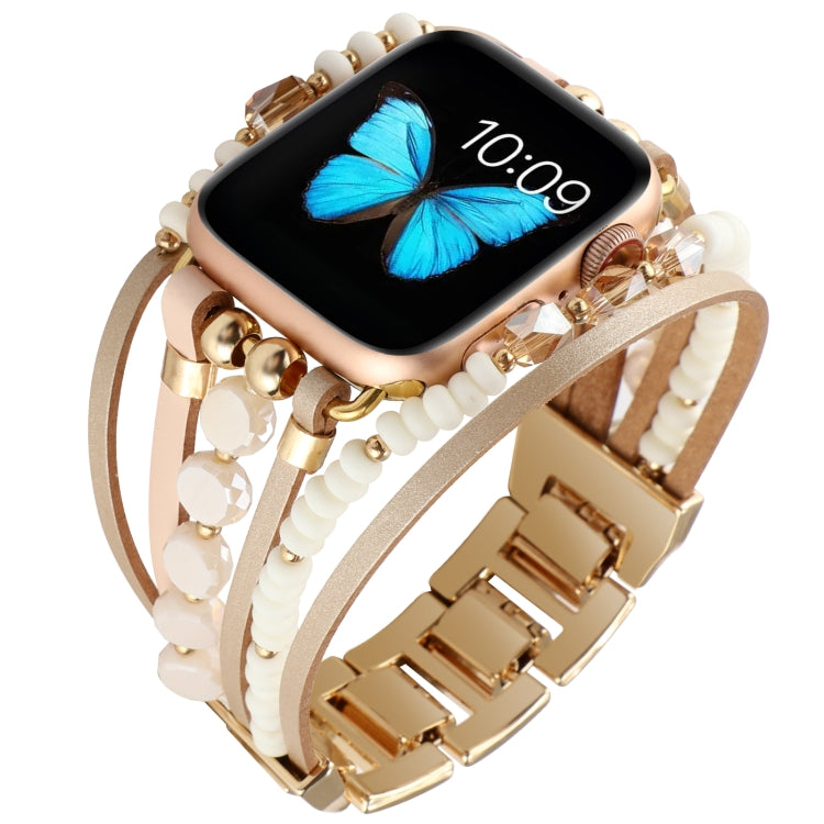 Bracelet de montre bijou pour Apple Watch Series, 7 45mm / 6&SE&5&4 44mm / 3&2&1 42mm, 7 41mm / 6&SE&5&4 40mm / 3&2&1 38mm