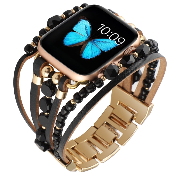 Bracelet de montre bijou pour Apple Watch Series, 7 45mm / 6&SE&5&4 44mm / 3&2&1 42mm, 7 41mm / 6&SE&5&4 40mm / 3&2&1 38mm