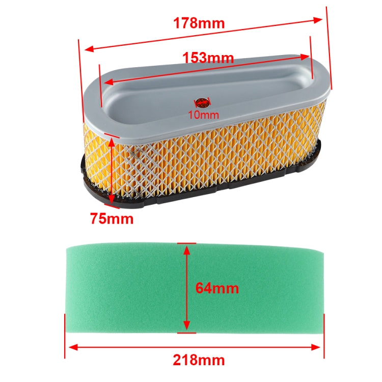 Filtre à air pour Briggs & Stratton 496894S 493909S 272403S, Pour Briggs & Stratton 272403S