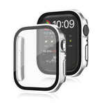 Boîtier de protection 2-en-1 PC et verre trempé, étanche pour Apple Watch Series 9 / 8 / 7 45 mm, pour Apple Watch Series 9 / 8 / 7 41 mm, pour Apple Watch Series 6 / 5 / 4 / SE 44 mm, pour Apple Watch Series 6 / 5 / 4 / SE 40 mm