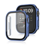Boîtier de protection 2-en-1 PC et verre trempé, étanche pour Apple Watch Series 9 / 8 / 7 45 mm, pour Apple Watch Series 9 / 8 / 7 41 mm, pour Apple Watch Series 6 / 5 / 4 / SE 44 mm, pour Apple Watch Series 6 / 5 / 4 / SE 40 mm