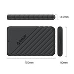 Boîtier de disque dur externe ORICO 25PW1-U3 2,5 pouces, 25PW1-U3, 25PW1-C3, 25PW1C-C3
