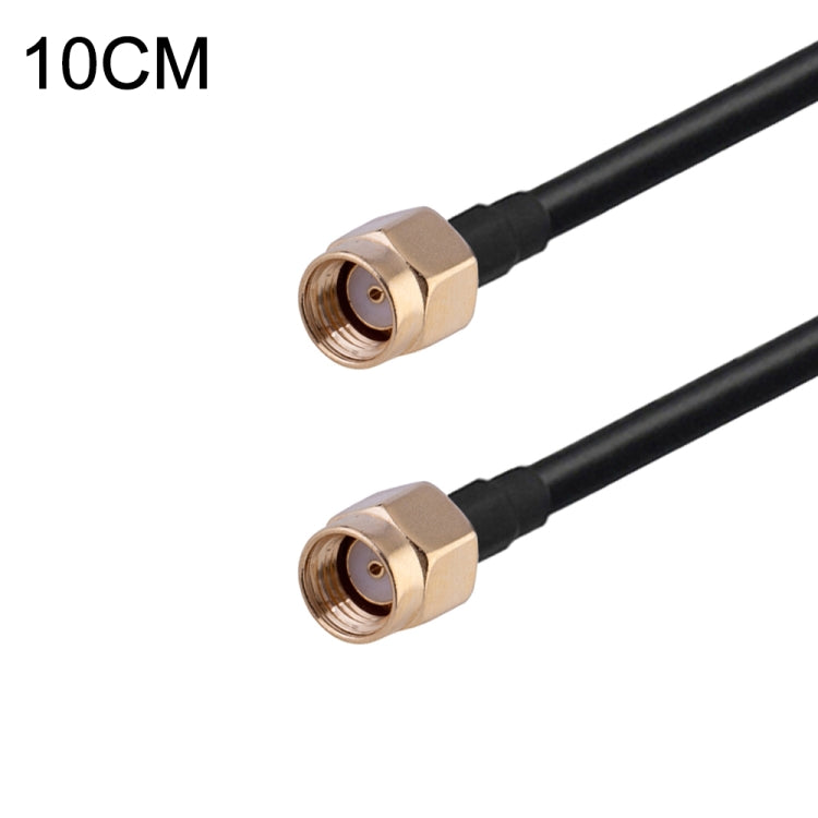 Câble adaptateur coaxial RF RG174, longueur : 10cm, 10cm RP-SMA mâle à RP-SMA femelle, 10cm RP-SMA mâle à RP-SMA mâle, 10cm RP-SMA mâle à SMA femelle, 10cm RP-SMA mâle à SMA mâle, 10cm SMA mâle à SMA femelle, 10cm SMA mâle à RP-SMA femelle
