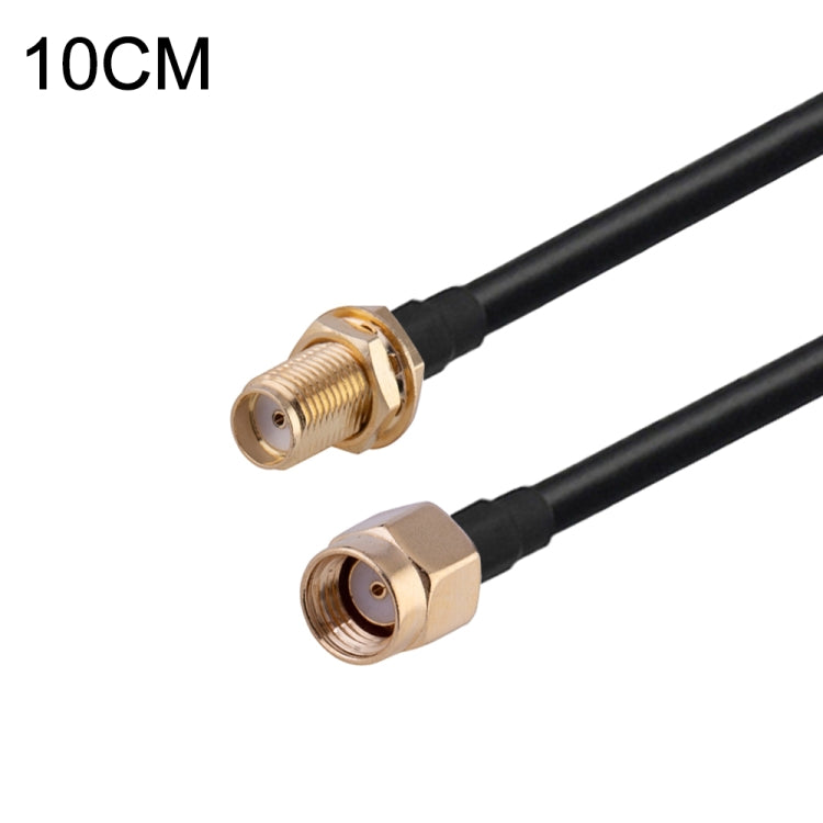 Câble adaptateur coaxial RF RG174, longueur : 10cm, 10cm RP-SMA mâle à RP-SMA femelle, 10cm RP-SMA mâle à RP-SMA mâle, 10cm RP-SMA mâle à SMA femelle, 10cm RP-SMA mâle à SMA mâle, 10cm SMA mâle à SMA femelle, 10cm SMA mâle à RP-SMA femelle
