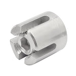 Clip de fixation croisé pour câble en acier inoxydable 316 pour jardin, M8x2, M10x3, M12x4, M12x5, M12x6, M16x8
