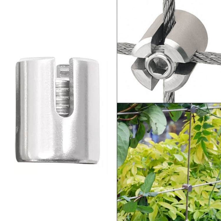 Clip de fixation croisé pour câble en acier inoxydable 316 pour jardin, M8x2, M10x3, M12x4, M12x5, M12x6, M16x8