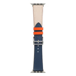 Single Lap Microfiber Leather Watch Band For Apple Watch Series, 7 45mm / 6&SE&5&4 44mm / 3&2&1 42mm, 7 41mm / 6&SE&5&4 40mm / 3&2&1 38mm