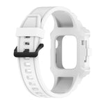 Bracelet de montre en silicone intégré pour Apple Watch Series, 7 45mm / 6&SE&5&4 44mm / 3&2&1 42mm, 7 41mm / 6&SE&5&4 40mm / 3&2&1 38mm