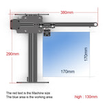 Graveur laser NEJE MASTER 3 avec module laser N30820, MASTER 3 avec N30820 (prise UE), MASTER 3 avec N30820 (prise US)